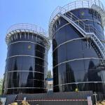 High Efficiency Enamel Assembled Tank Biogas Container For Biogas Digester
