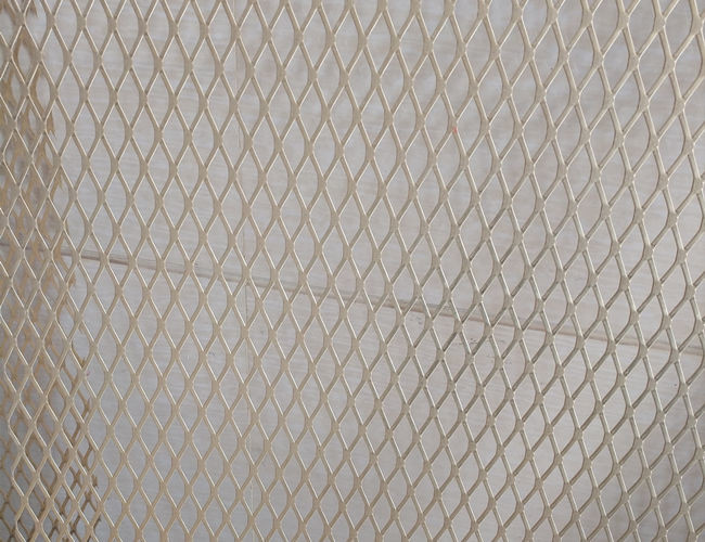 14mm H65 Thickness Expanded Brass Mesh MAX 3.4m Decorative Mesh Screen