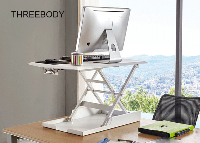 Sturdy Structure Modern Office Furniture Desk , Vertical Sit And Stand Desk