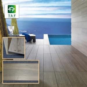 Glazed Wood Grain Ceramic Tiles Non slip 200x1000mm Browns / Tans Color Manufactures