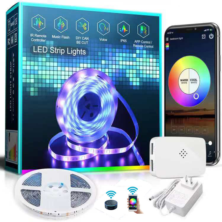 Rgbic Rgb 5050 Rgb Led Strip Lights 10m Waterproof 12v Ws 2811