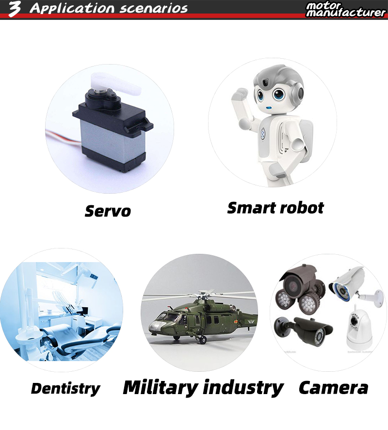 Faradyi Customized 12V Brushed Coreless Motor High Speed Mini Coreless Dc Drone Motor 17Mm Ball Bearing With Connector