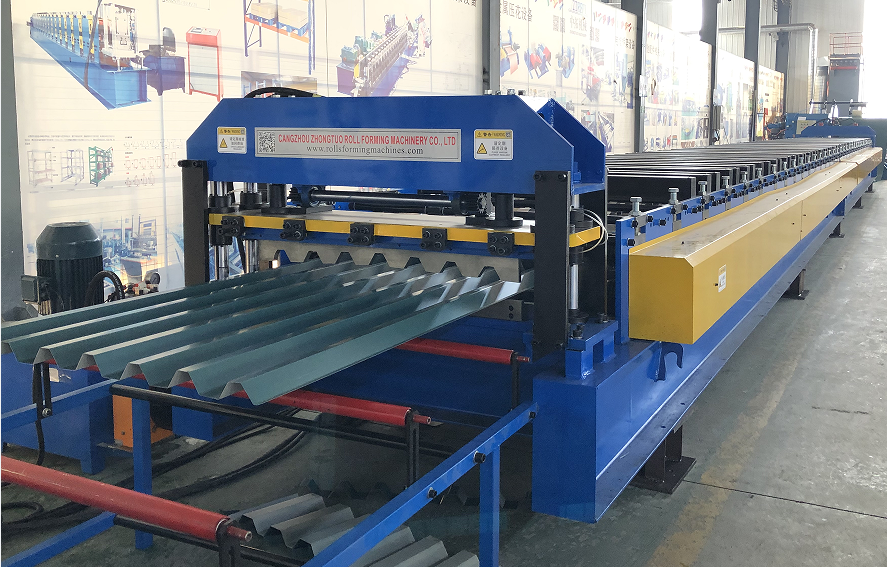 Steel panel profile machine