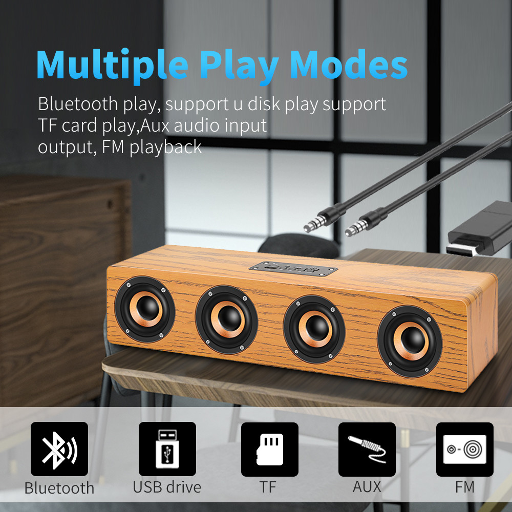 2000MHA Stereo Wireless Portable Bluetooth Speakers For Outdoor Indoor