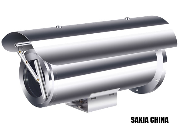 IP68 Stainless Steel Fixed Explosion Proof Camera Housing With Wiper System