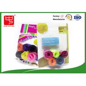 Custom Logo Small Packing Double Sided Hook Loop Strap For Supermaket Goods