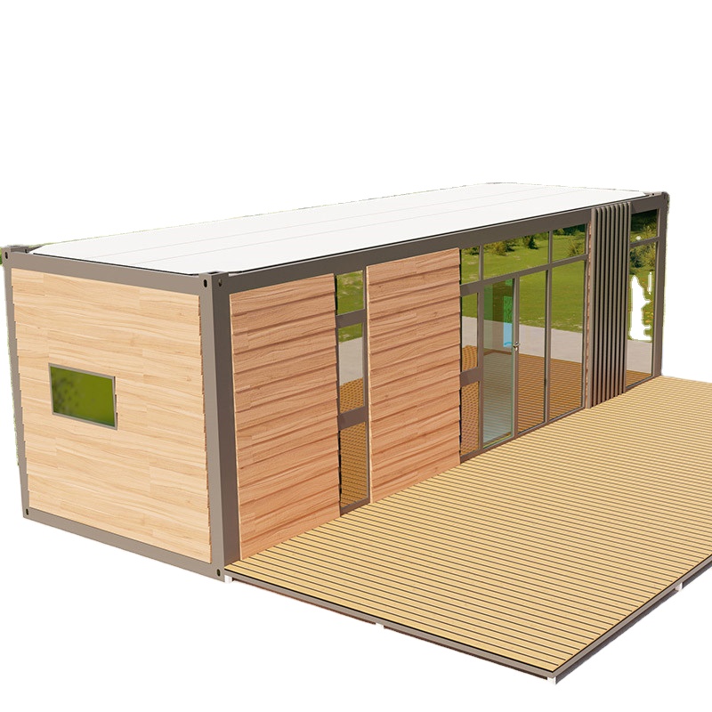 Galvanized Light Steel Frame 20ft Expandable Modular Homes With PVC Sliding Window