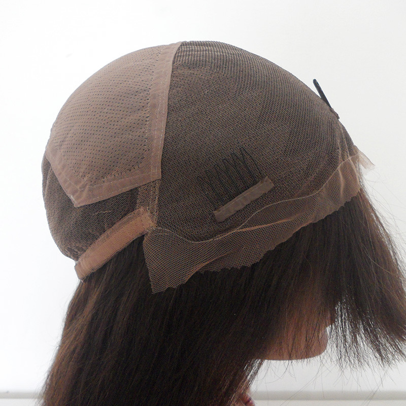 Brazilian Human Hair Full Lace Wigs Ombre Color with dark roots