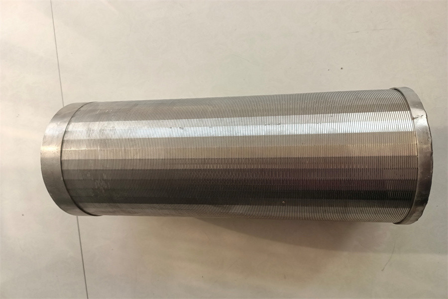 Sand Stainless Steel Filter Screen Anti Corrosion Wedge Wire Screen Tube