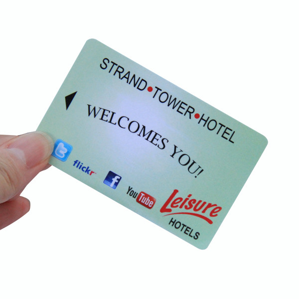 Loco 300oe Ultralight Ev1 Rfid Hotel Key Cards Frosted Surface Finish