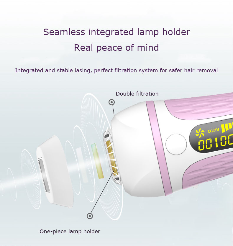 500000 Flashes Mini Hair Removal Machine Permanent Hair Removal System