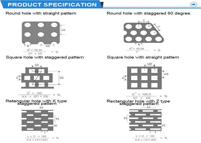 Curtain Wall 5x10ft Perforated Aluminum Composite Panel Water Resistant