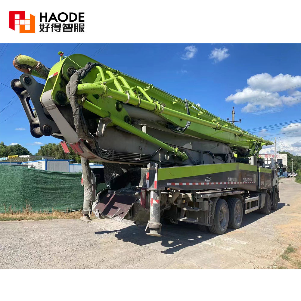 59m Zoomlion Used Concrete Pump Truck Benz Chassis Boom Pump Truck Mounted Concrete Pump