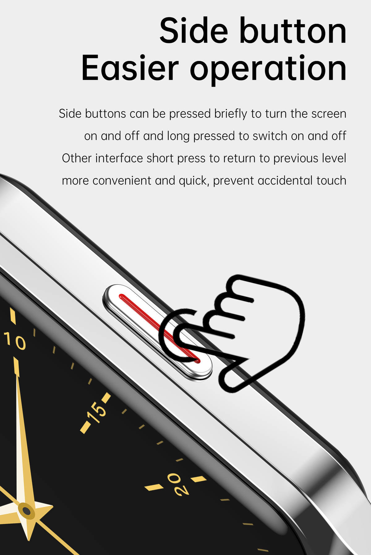 Multi Sport Modes Fitbit Smartwatch 1.69 Inch Blood Oxygen Monitoring For Health