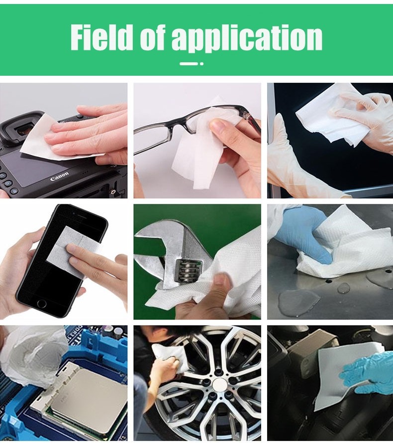 Circuit Board Clean 100 Wipe Dust Cloth Mesh 140g Fiber Dust Free Cloth 12 Inches