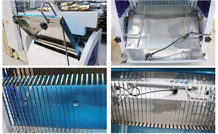 Professional Bread Loaf Slicer 31pcs Commercial Bread Slicer Machine For Bakery