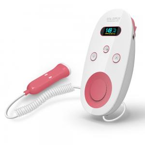 China OLED Doppler Fetal Heart Detector Home Fetal Heart Rate Monitor 20mw on sale