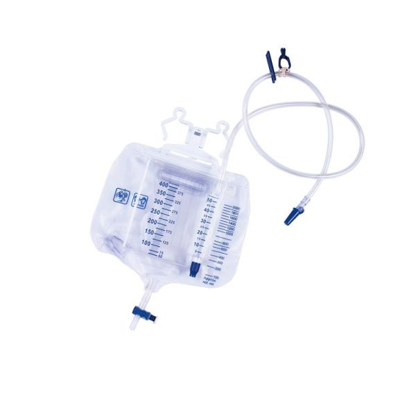 Disposable Sterile Adult Pull Push Valve Urine Drainage Bag Without Outle