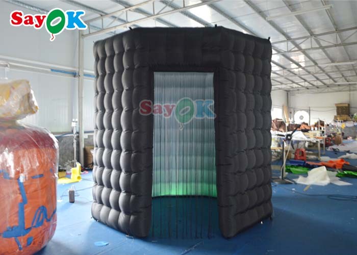 Oxford Cloth Inflatable Photo Booth Tube LED Light For Parties N Film Events