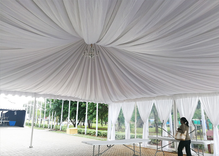 Pagoda Tent 10x10m Commercial Party Bline Tent Alpain Tent 10x10m 6x6m 5x5m With Ceiling And Curtain