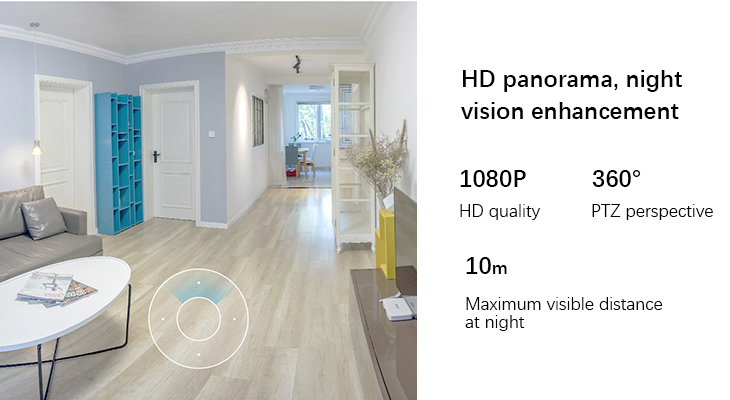 MILAB Home Security Camera 1080P Surveillance Baby Monitor H.265 Mi Home App WiFi CCTV Camera Wireless IP Camera