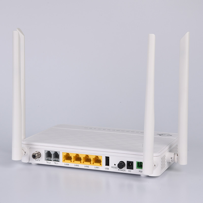 4GE AC WLAN 2VOICE GEPON XPON ONT Fiber Network Modem