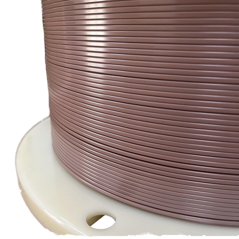  Custom PEEK wire 1.4mmx2.0mm Enameled Rectangular Copper Wire Manufactures
