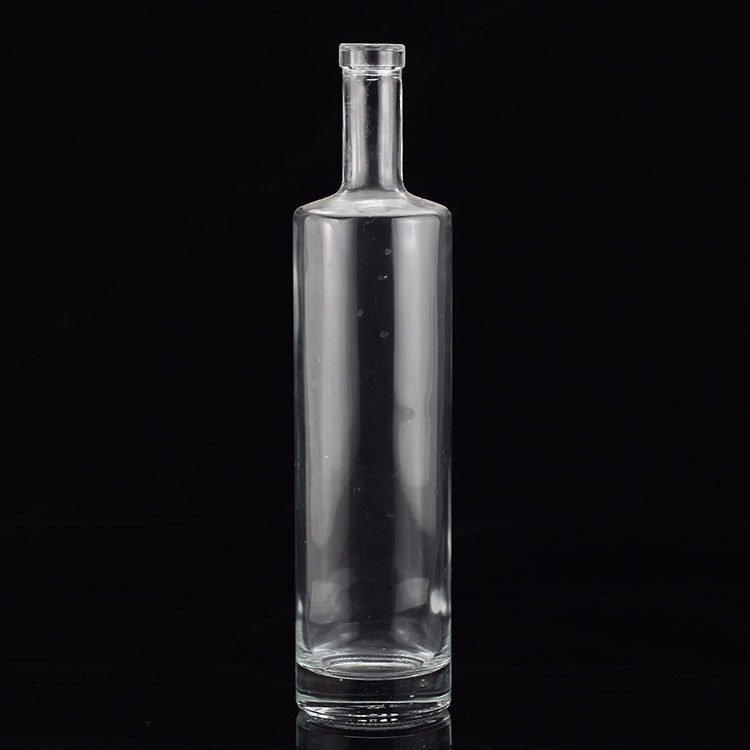 SCREW CAP Sealing Type Flat Shoulder Glass Bottle for class Mexican Tequila Liquor Wine