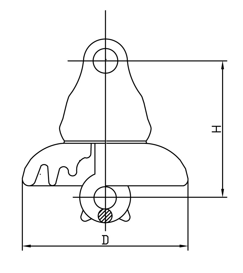 suspension insulator ANSI 52-1