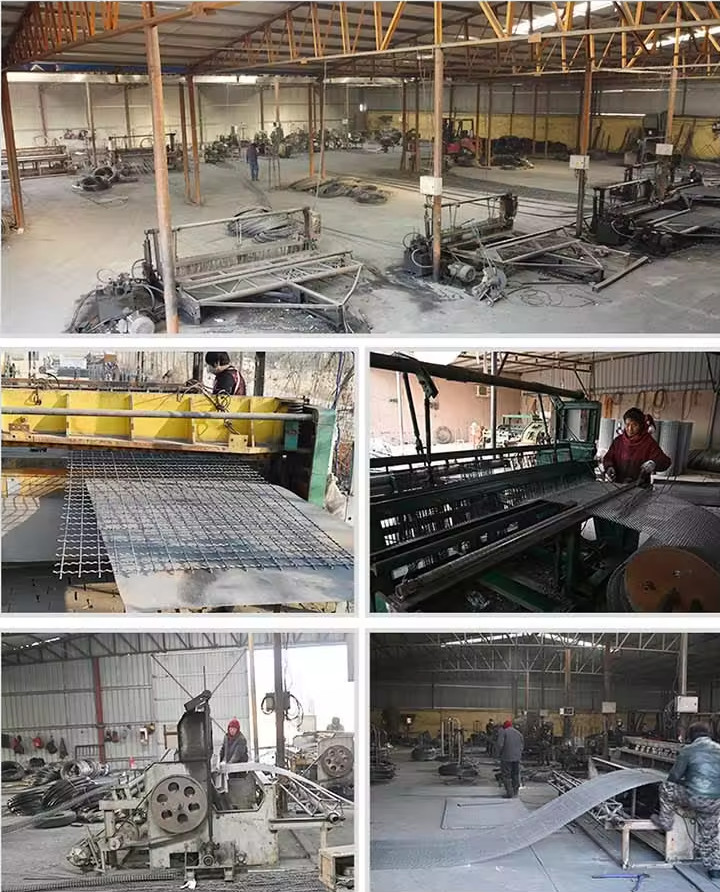 High Spring Wire Plate Hooked Crimped Vibrating Screen Wire Mesh Galvanized Crimped Metal Mesh
