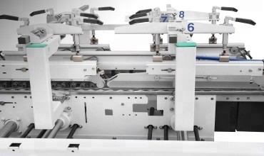 Corrugated Cardboard Folding And Gluing Machine