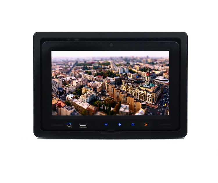 Digital Media In Car Advertising Screen For Taxi