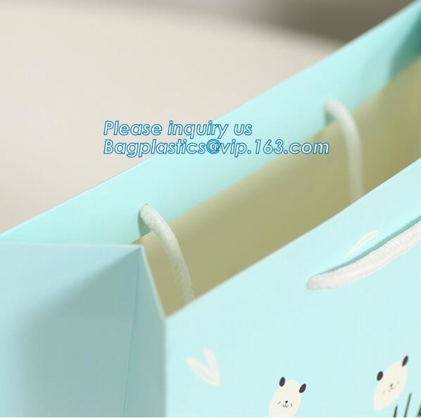 Luxury paper bags with handles Different Sizes,250gsm art paper shopping carrier bag custom printing with handle rope