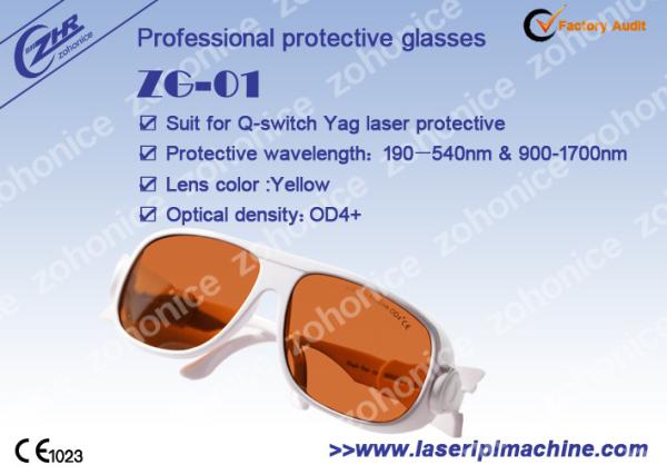 E Light Laser BV Certificate IPL Spare Parts Safety Glasses Suit for Yag laser