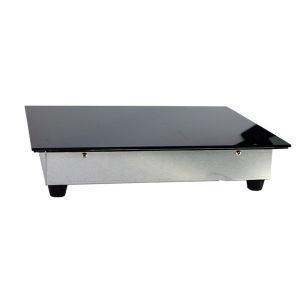 Top Crystal Glass Smoothtop Single Burner Induction Cooktop in Black