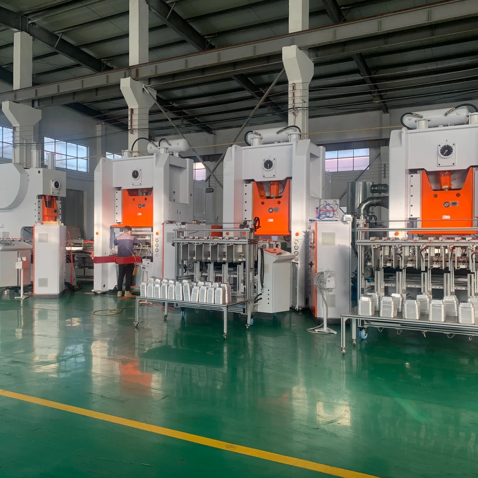 ISO 9001 Certification Gemany SIMENSE Motor Aluminium Foil Container Production Line