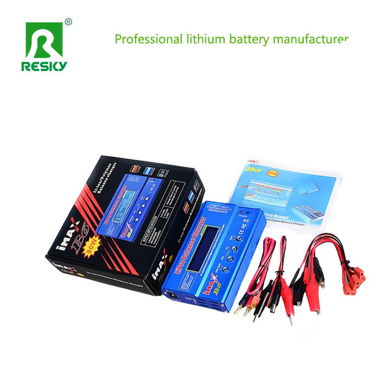 80W 6A RC Balance Charger Imaxb6 For Li-ion / Li-Polymer / Mi-Mh Ni-CD Drone Battery
