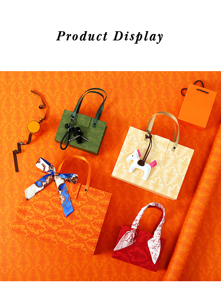CMYK Printing Cardboard Candy Custom Wedding Gift Box With Handles
