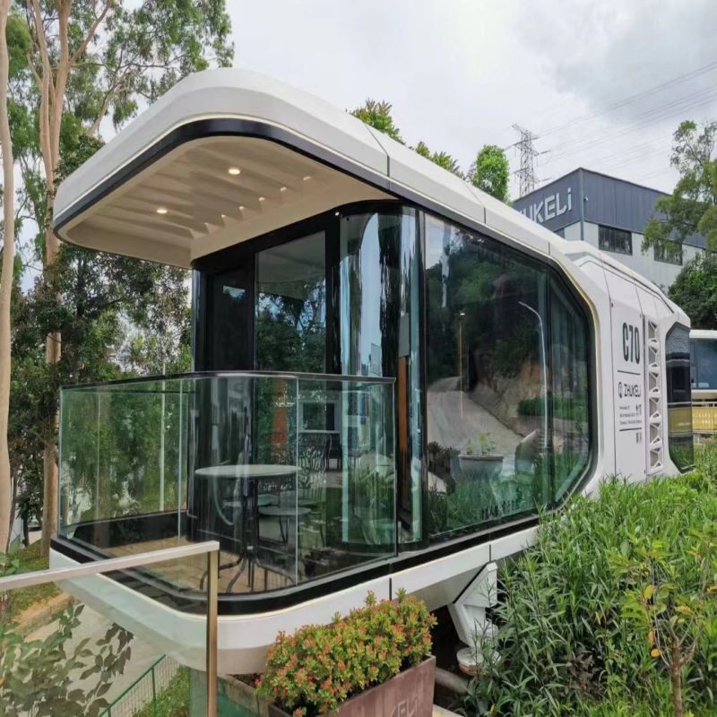 Environmental Protection Mobile Tiny Hotel Prefabricated Space Capsule Container House