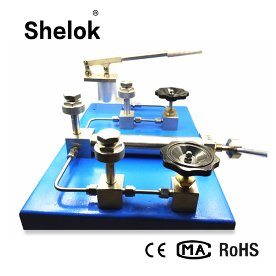Hydraulic hot sale air micro pressure hand pump pressure gauge calibrator -100-600Kpa