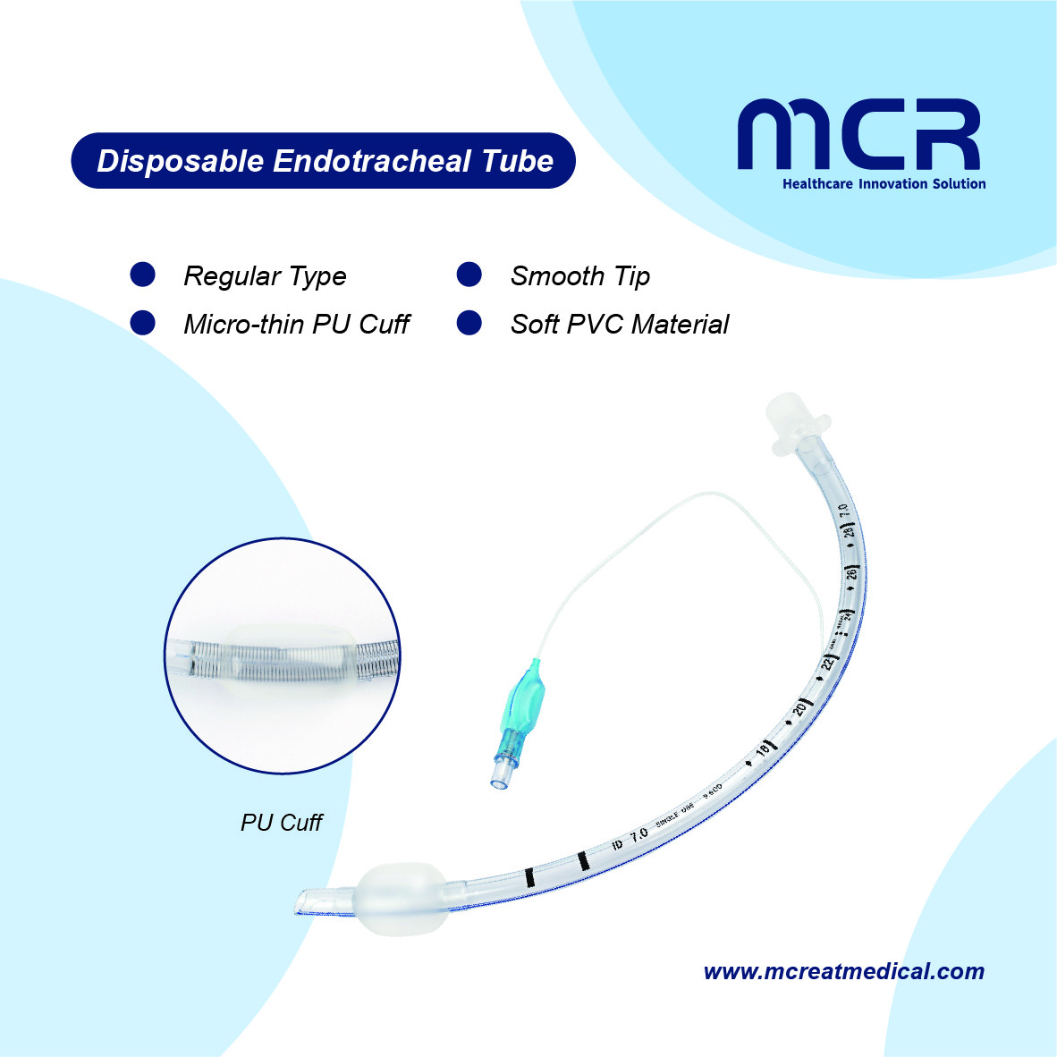 Sterile Medical Endotracheal Tube For All Sizes With CE ISO
