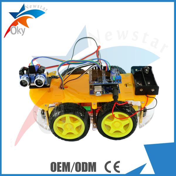 Quality Remote Control DIY RC Car Kit With Ultrasonic Infrared Receiver module for sale