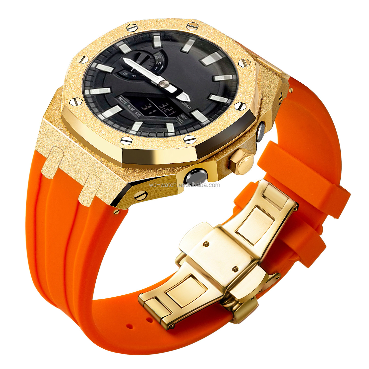 Stainless Steel Watch Case And Band For Casio Ga2100 G Shock Replacement Mod Parts