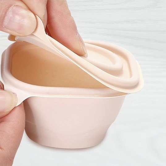 Corn Starch Biodegradable Container Disposable Compostable Takeaway Containers