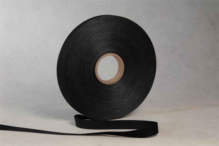 Nylon Double Sided Semi Conductive Tape / Black Conductive Tape Mv Cable Accessories