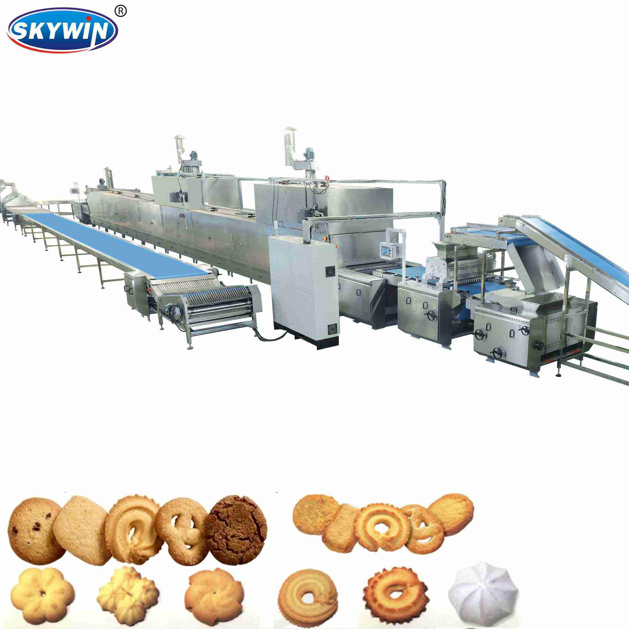 Plc Touch Screen Cookie making Machine Cookies Biscuit Production Line Cookie Dropping Machine