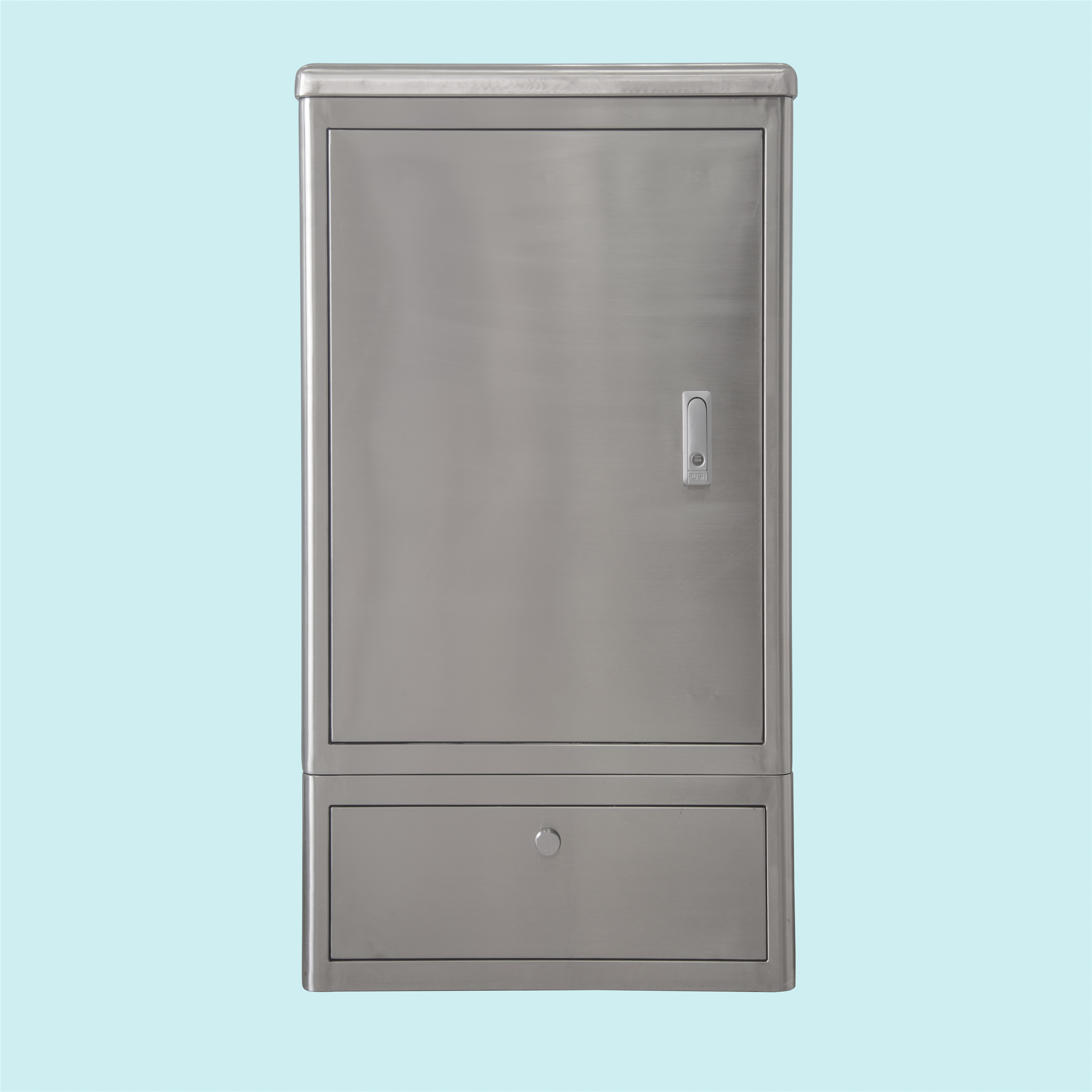 Stainless Steel Outdoor Fiber Distribution Cabinet Slide Type Structure For Cable