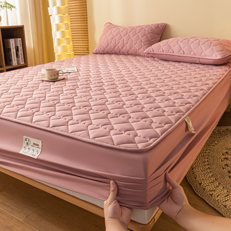 Grade A Fashion Waterproof Fitted Sheet Mattress Protector for Twin Full King Queen Size