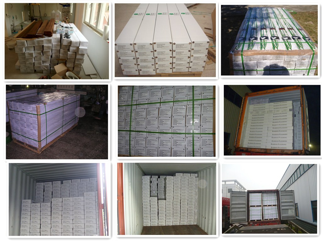 TAP GO Carbonized Bamboo Flooring Construction Strand Woven Varnish Treffert from Germany