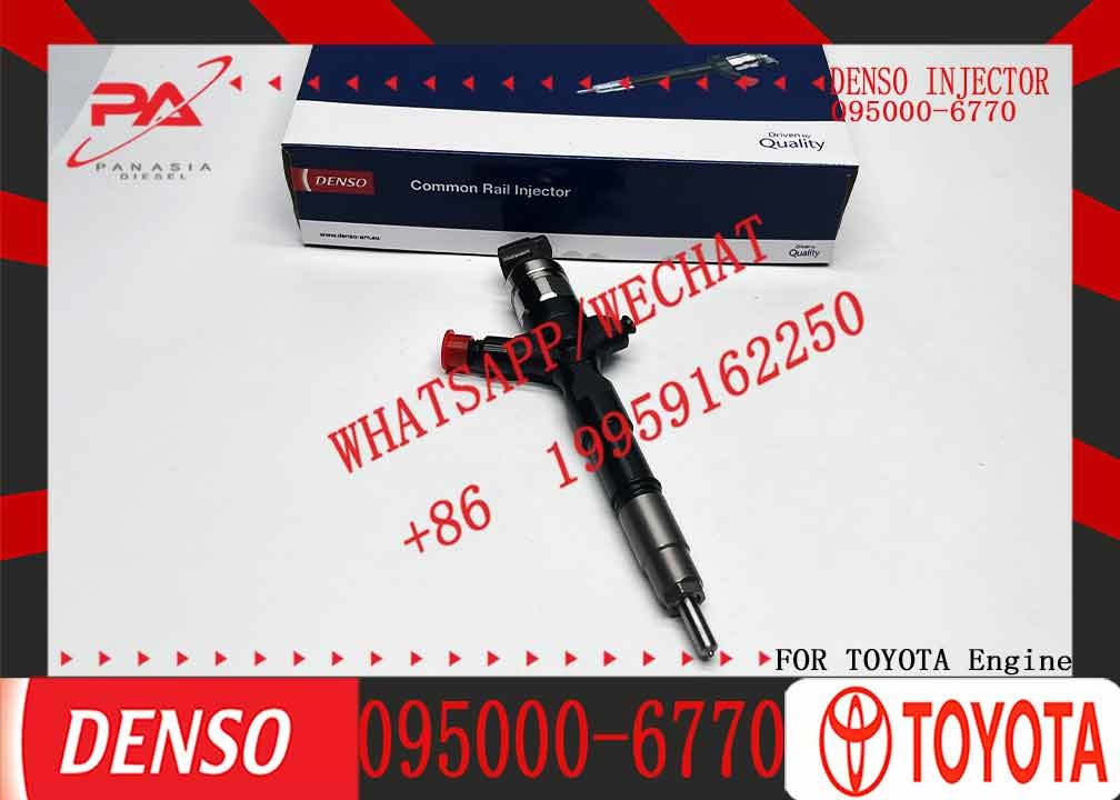New Fuel Injectors Nozzle 095000-7040 095000-6770 23670-39145 23670-30150 for Toyota Hiace 2.5 D4D HILUX 2KD-FTV Engine